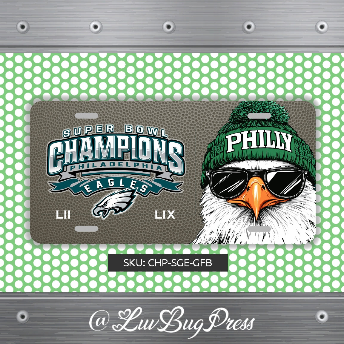 Eagles License Plate: Super Bowl Champions