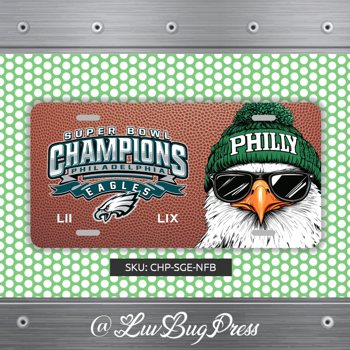 Eagles License Plate: Super Bowl Champions