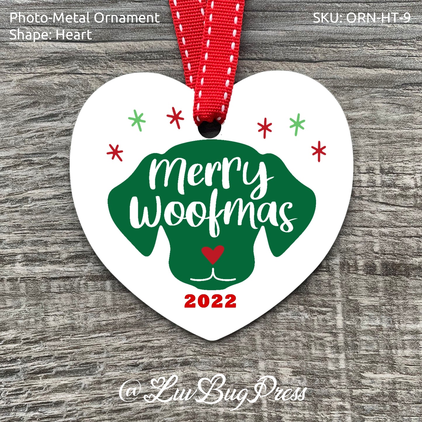 Heart Photo-Metal Ornament