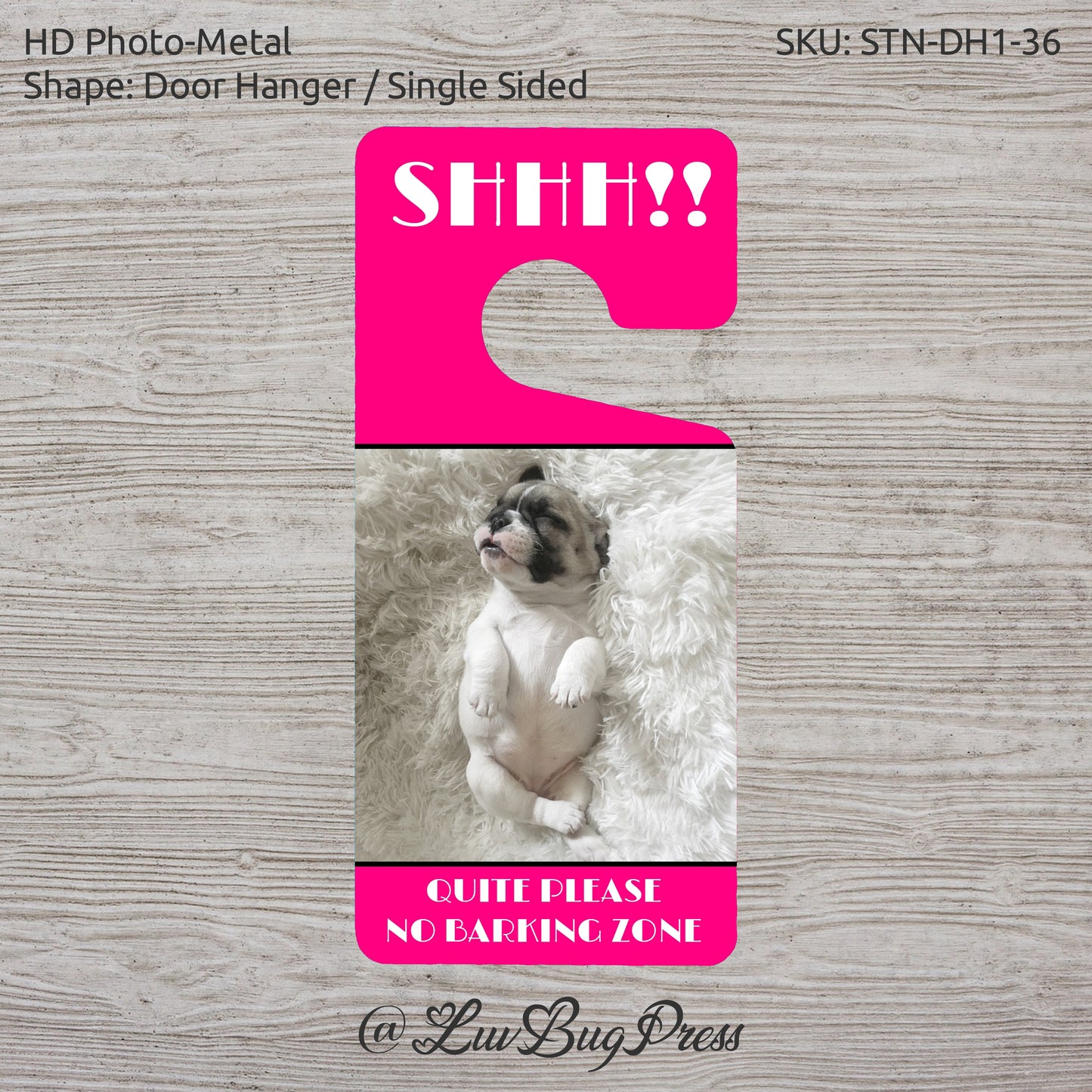 Novelty Photo-Metal Door Hanger