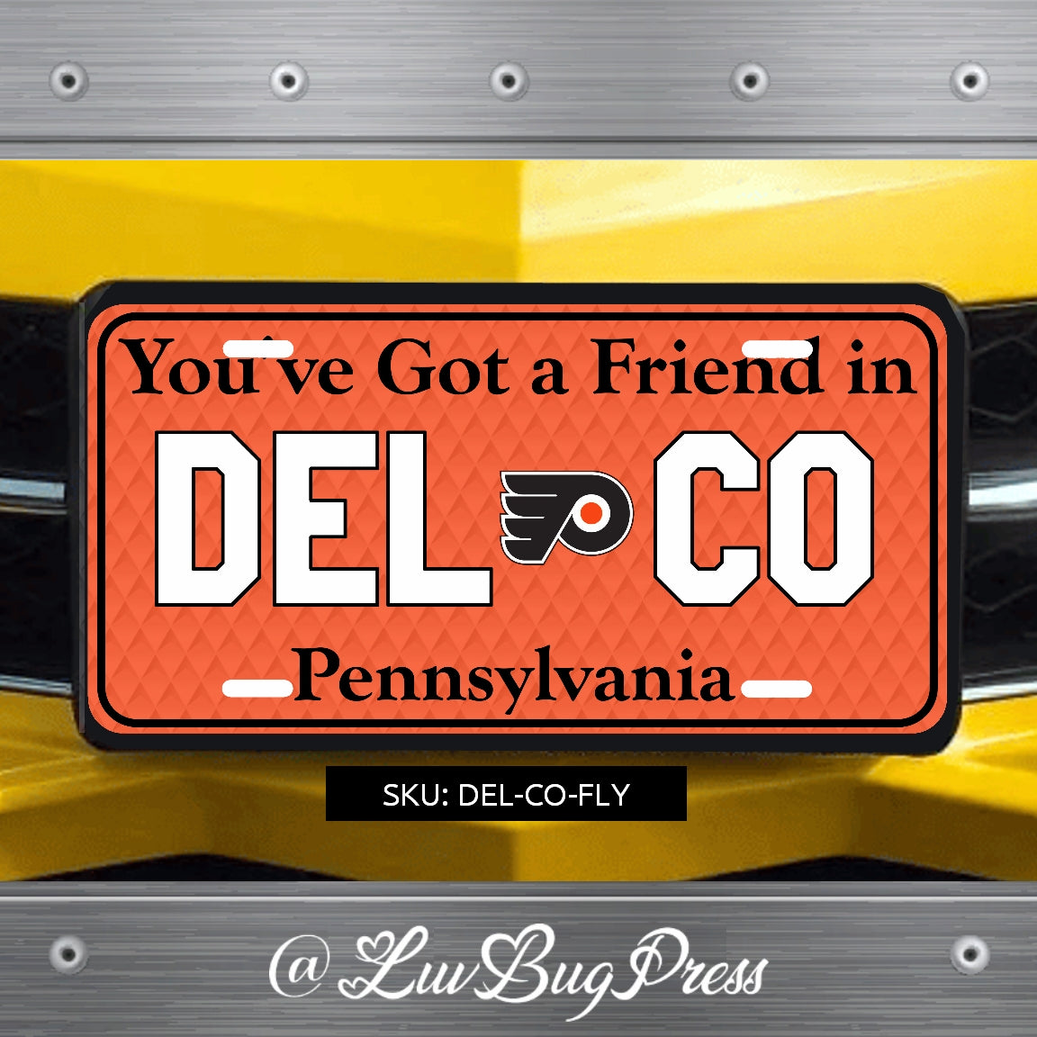 You Have a Friend in DELCO License Plate Series