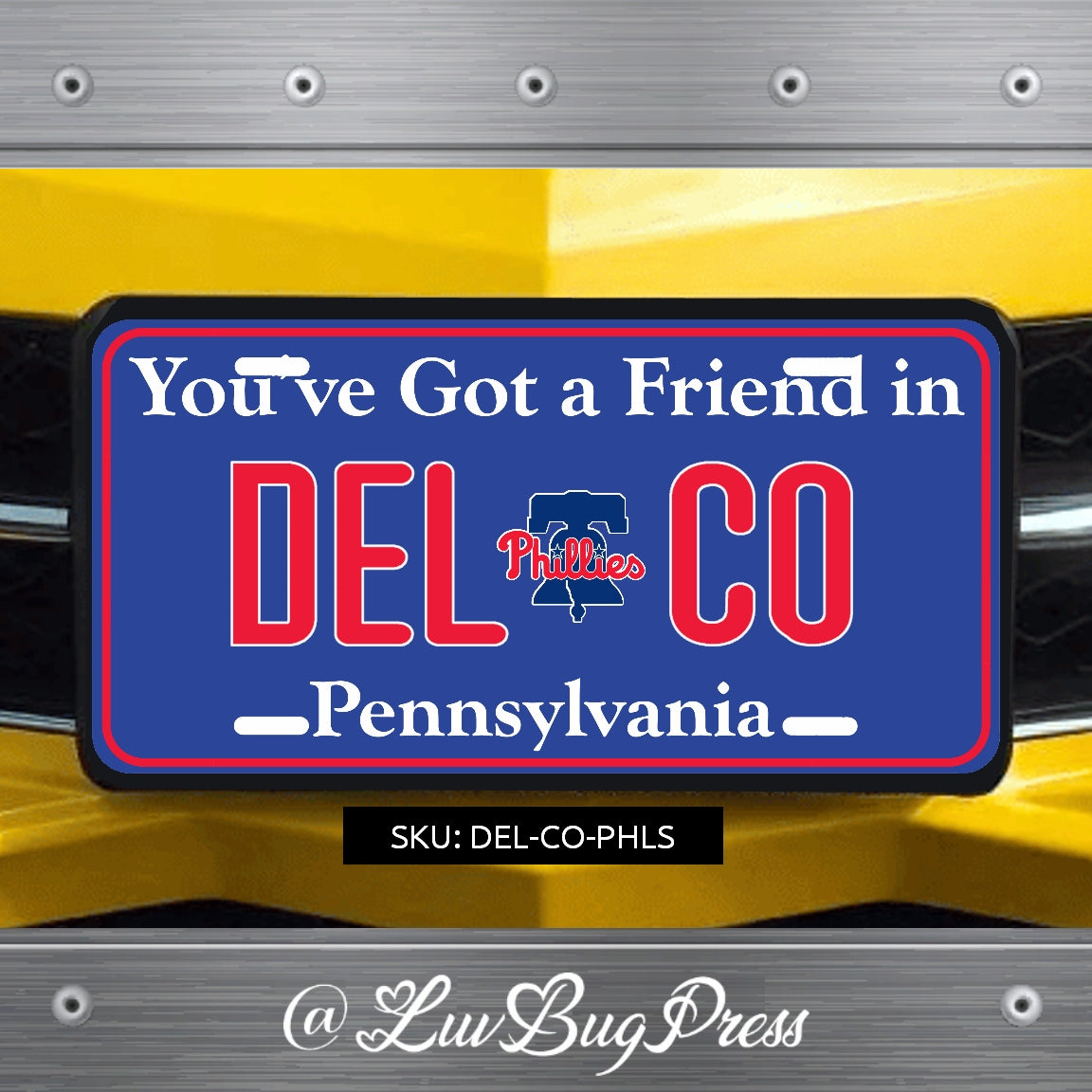 You Have a Friend in DELCO License Plate Series