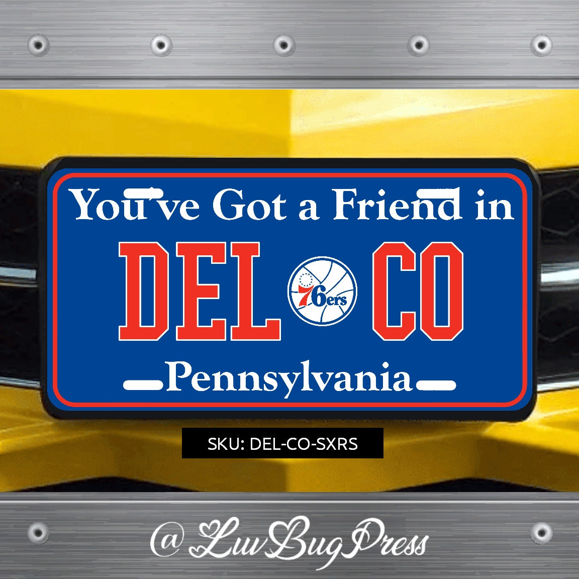 You Have a Friend in DELCO License Plate Series