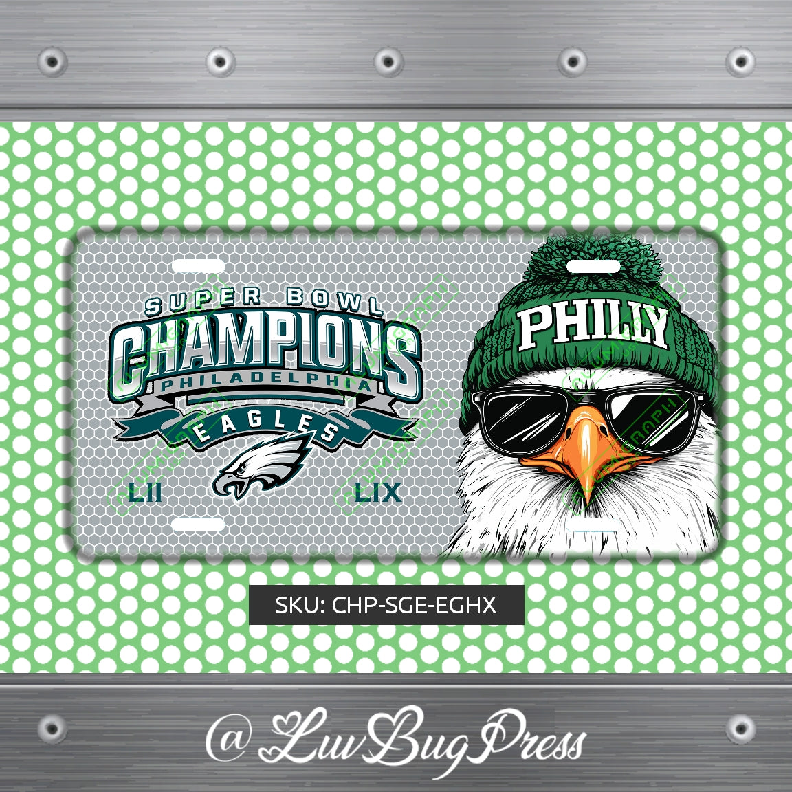 Eagles License Plate: Super Bowl Champions