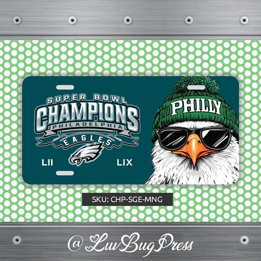 Eagles License Plate: Super Bowl Champions