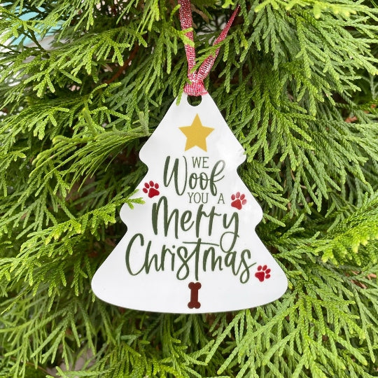 Christmas Tree Photo-Metal Ornament