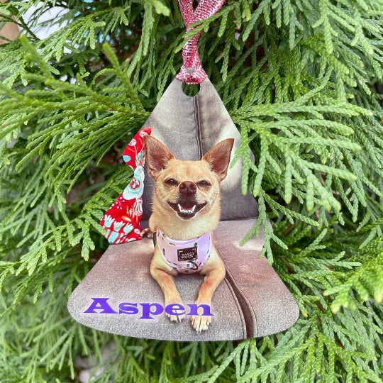 Christmas Tree Photo-Metal Ornament